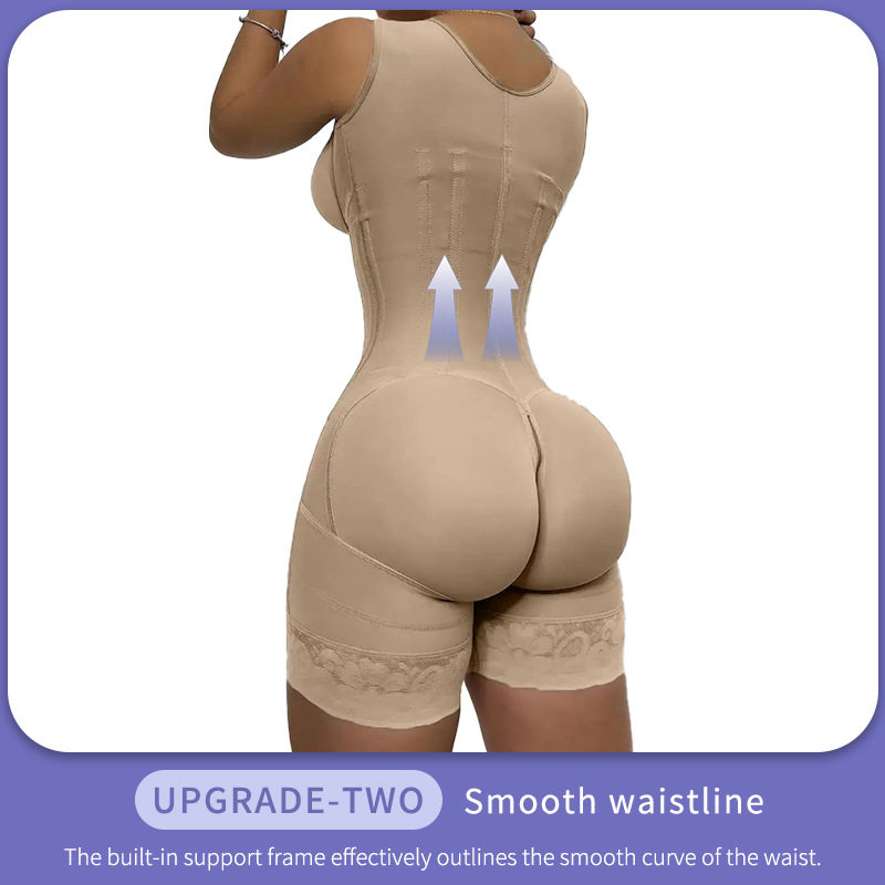 透气拉链网纱大码高腰收腹提臀宽肩带沙漏收腰紧身塑形美体塑身衣,淘宝优惠券,粉丝福利购,淘宝优惠卷