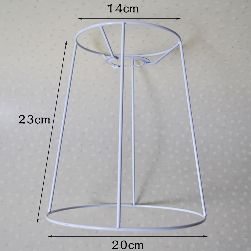 灯饰铁架五金DIY锥型灯罩架子环灯具配件台灯吊灯连体灯架配件