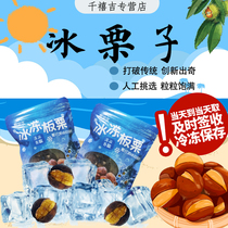 Ice Chestnut moving to West Smiling Chestnut Frozen Chestnut frozen chestnut Casual Little Packaging That is Edible Oil Chestnut Fragrant Sweet Glutinous can be grilled