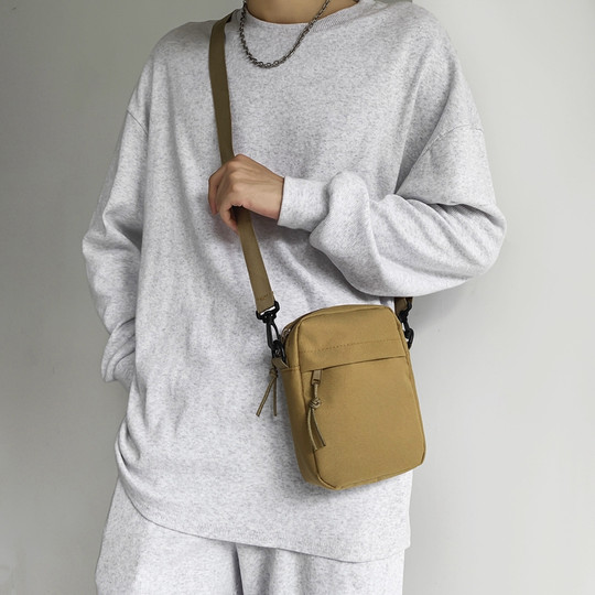 手机包女小巧超轻便夏天放手机小包包散步男士男式便携随身斜挎包