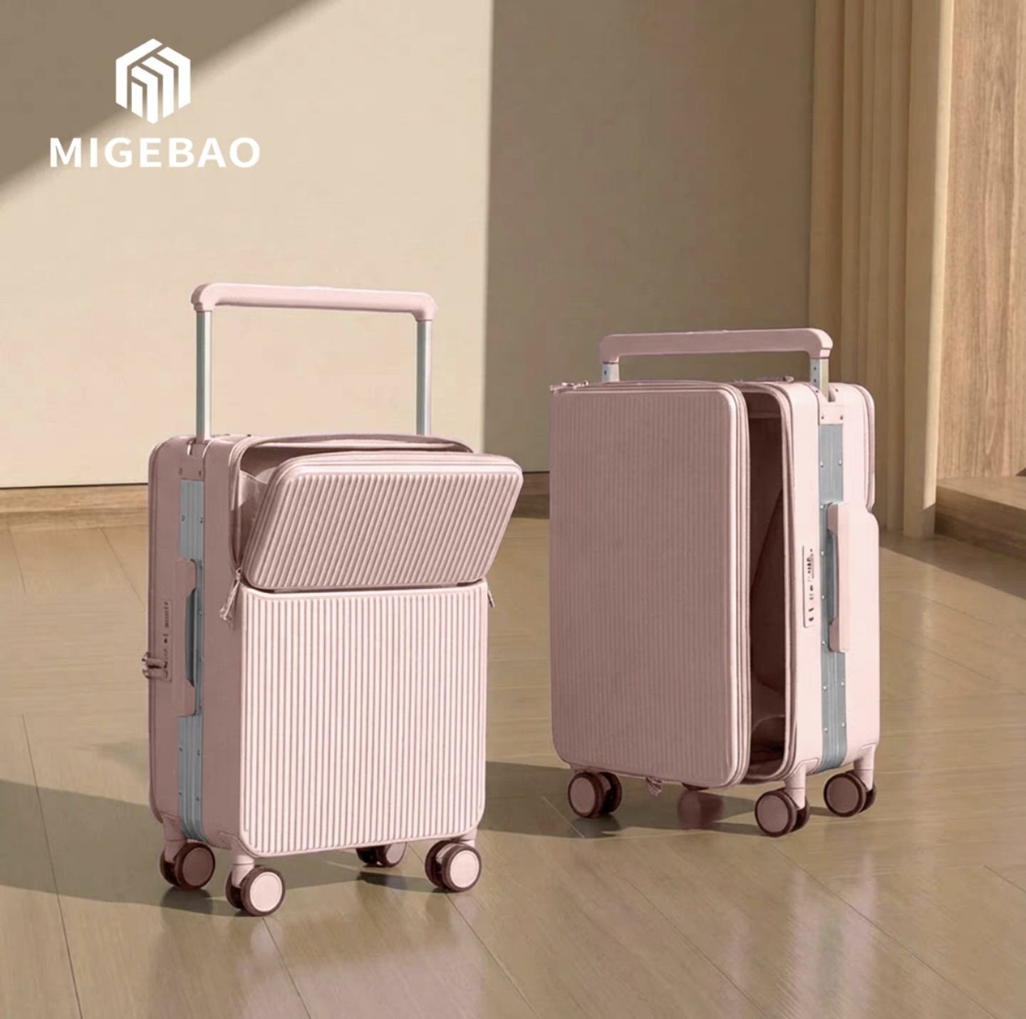 宽拉杆行李箱高颜值女可登机小型20寸密码旅行箱2026新款热卖皮箱,淘宝优惠券,粉丝福利购,淘宝优惠卷