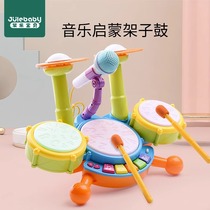 Children beat drum toy percussion instrument baby knocks on drummer drummer drummer beats drummer to beat drum 1-3-year-old baby
