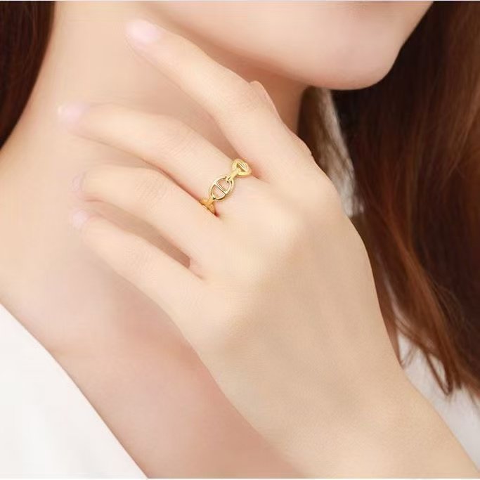 诺诗珠宝足金猪鼻子戒指复古民族风小众黑金指环个性时尚电黑工艺,淘宝优惠券,粉丝福利购,淘宝优惠卷