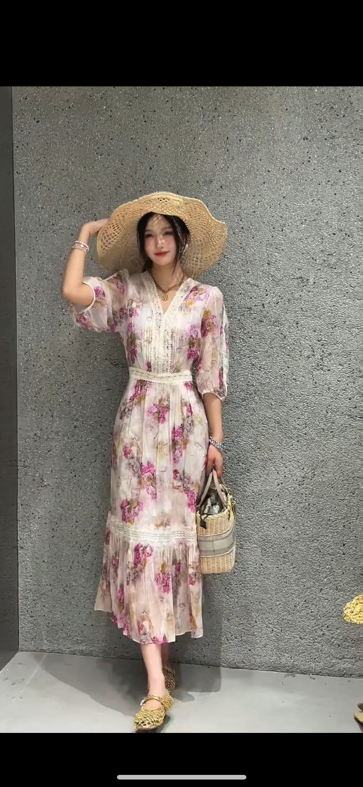 价格咨询.欧洲站设计师原创复古女装走秀款高定制气质连衣裙423 - 图0