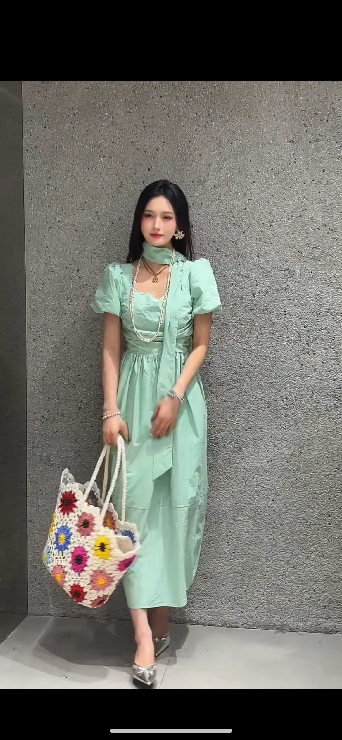 价格咨询.欧洲站设计师原创复古女装走秀款高定制气质连衣裙423 - 图2