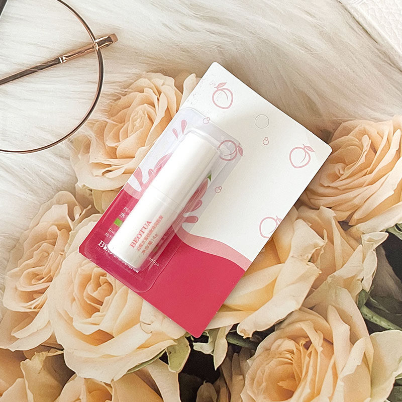 泊蝶水蜜桃嫩滑润唇膏4g滋润草莓唇部护理口红蜂蜜唇膏,淘宝优惠券,粉丝福利购,淘宝优惠卷