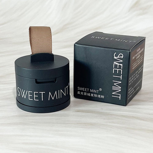 SWEETMINT柔光雾绒发际线粉膏防水防汗发缝填充遮盖头发稀疏补发 - 图3