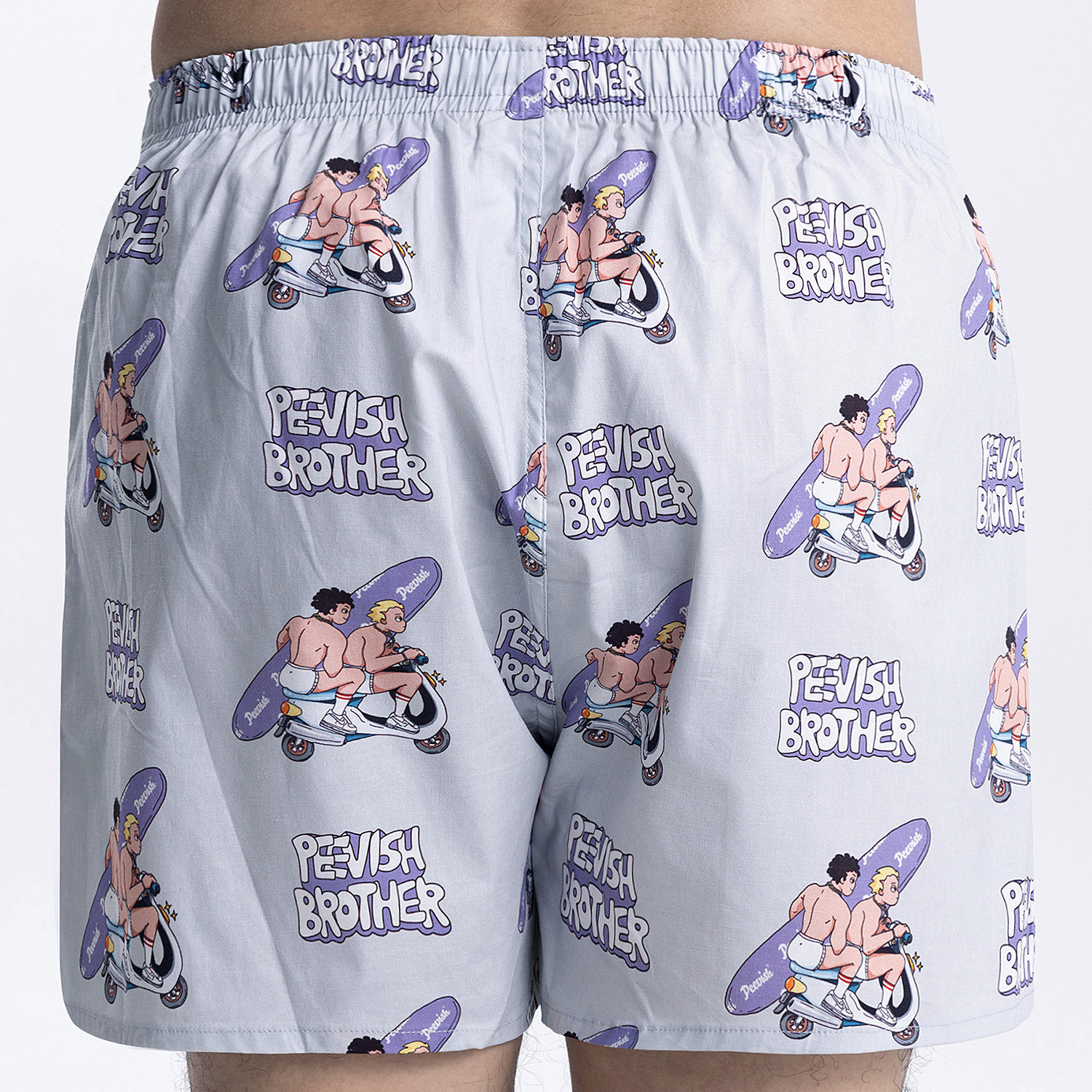 霹危斯PEEVISH纯棉阿罗裤宽松内裤男裤头女居家短睡裤孖烟通裤衩,淘宝优惠券,粉丝福利购,淘宝优惠卷