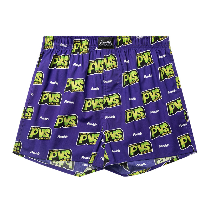 霹危斯PEEVISH纯棉阿罗裤宽松内裤男士居家短裤睡裤女孖烟通裤衩,淘宝优惠券,粉丝福利购,淘宝优惠卷