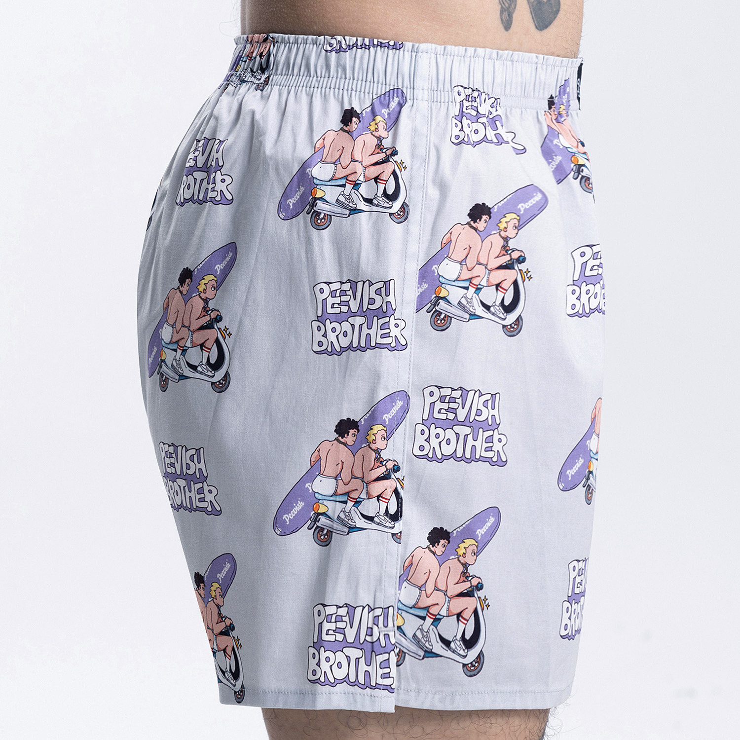 霹危斯PEEVISH纯棉阿罗裤宽松内裤男裤头女居家短睡裤孖烟通裤衩,淘宝优惠券,粉丝福利购,淘宝优惠卷