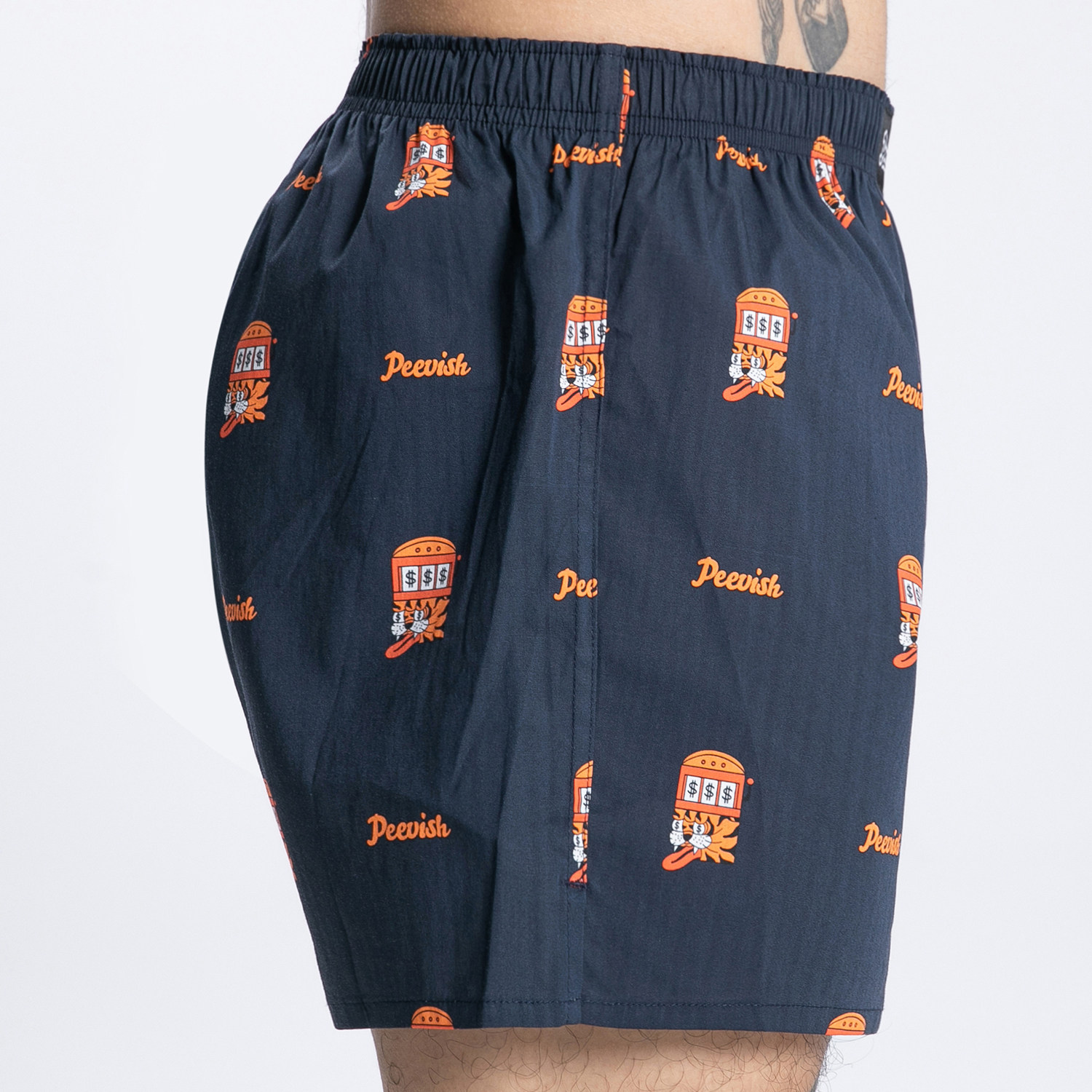 霹危斯PEEVISH纯棉阿罗裤宽松内裤男女情侣居家短睡裤孖烟通裤衩,淘宝优惠券,粉丝福利购,淘宝优惠卷