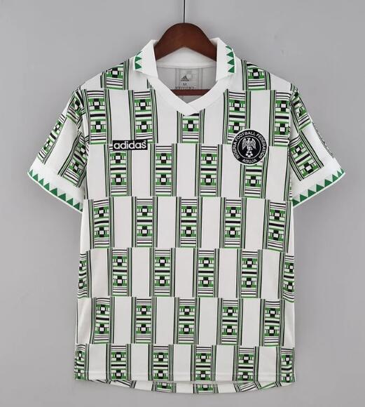 Nigeria 1994 retro away OKOCHA classic jersey - 图0