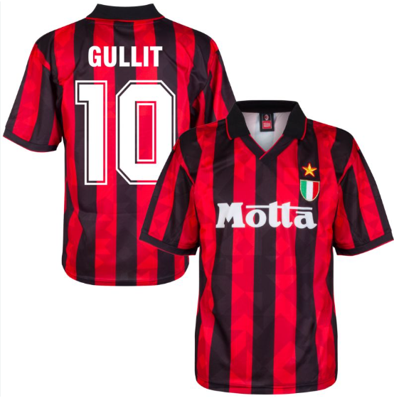 Retro 93 94 MALDINI Gullit Soccer Jerseys-图0