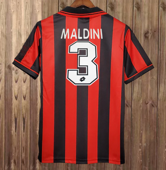 1996 1997 Retro MALDINI Soccer Jerseys-图1