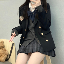 Flowers one thousand Pig Original Starlet High West Suit DK JK Uniform Day Department Men And Women College Wind Double Row Buttoned Suit Jacket