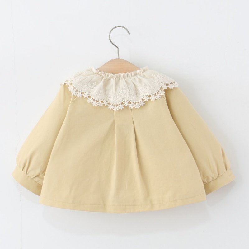 女童风衣秋季外套2025新款小宝宝春秋款儿童洋气时髦婴儿秋季上衣,淘宝优惠券,粉丝福利购,淘宝优惠卷