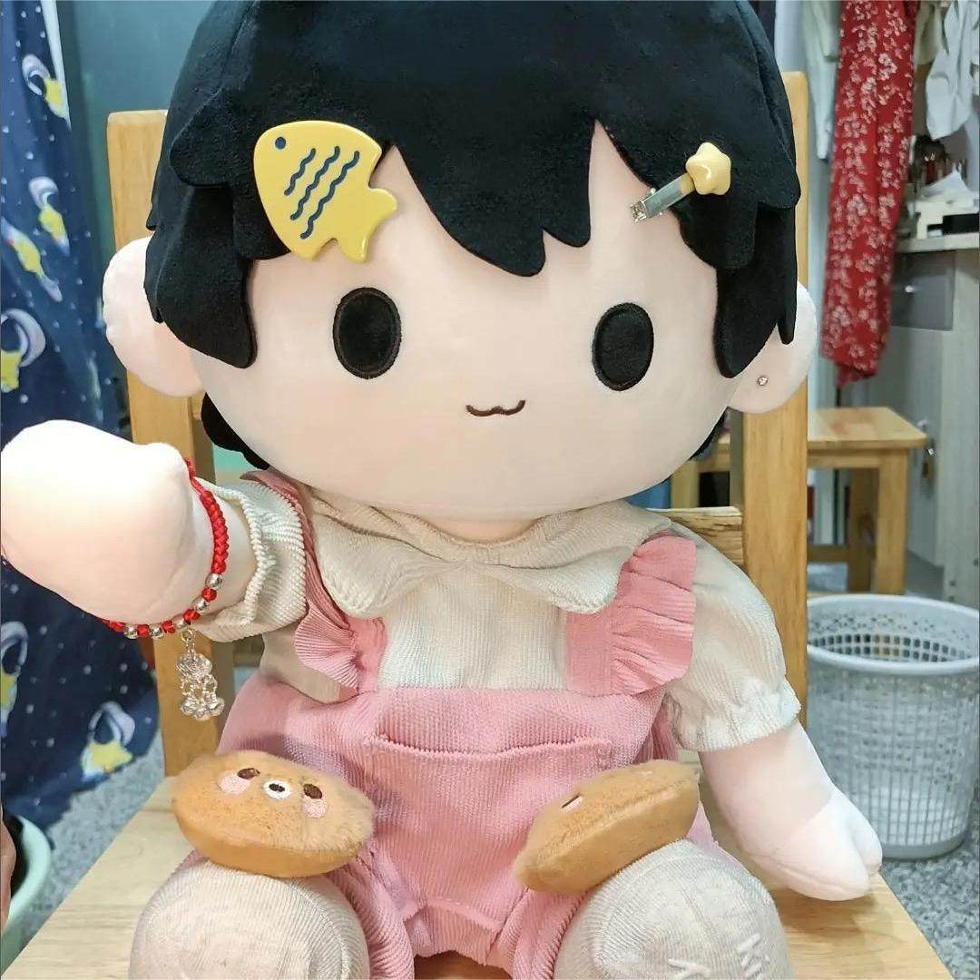 20cm棉花娃娃项链40厘米棉娃可用手绳手链宝宝婴儿长命锁吊坠配饰,淘宝优惠券,粉丝福利购,淘宝优惠卷