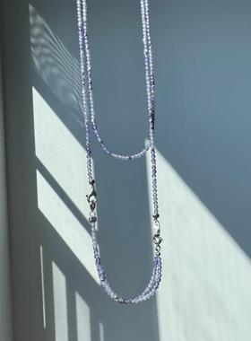 925银锆石女延长链连接扣