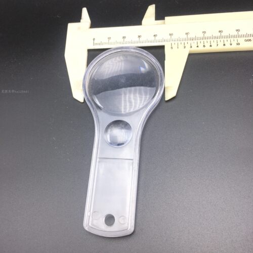 50mm透明有机塑料镜片学生儿童教具手持放大镜厂价销售 - 图2