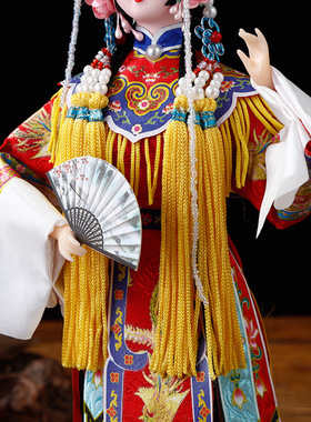 京剧花木兰桌面摆件中国特色礼品