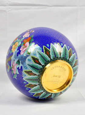 景泰蓝掐丝珐琅花瓶中式客厅摆件