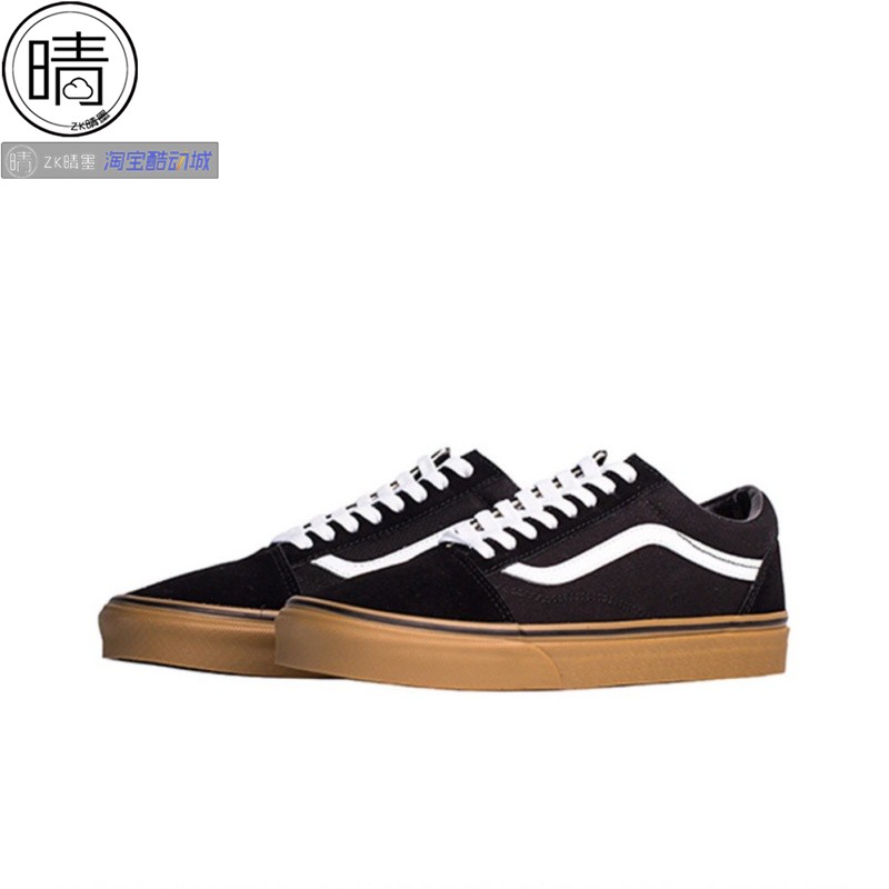 VANS old skool black gum 男女低帮运动休闲鞋VN0001R1GI6 - 图1