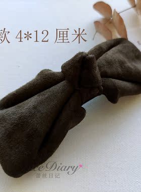 蕾丝日记羊皮羊猄绒时尚蝴蝶结