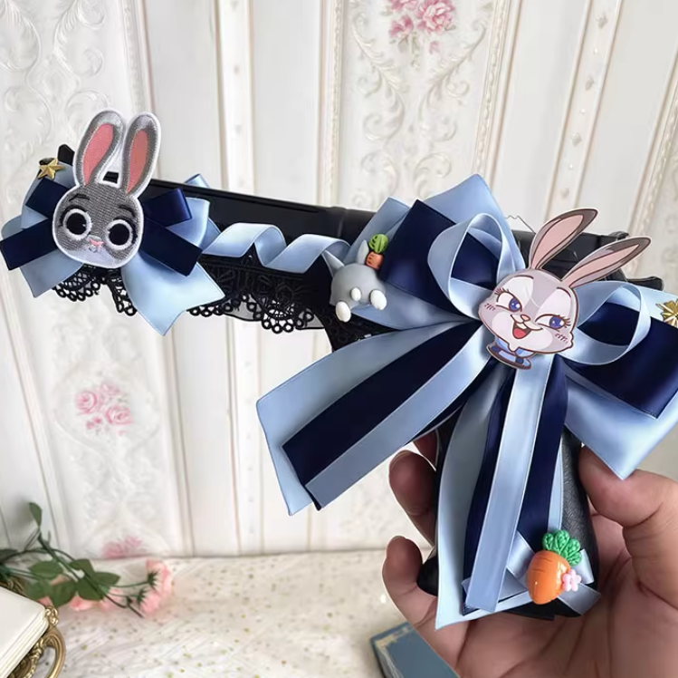 儿童兔子警官玩具枪洛丽塔朱迪JK手枪cos配饰疯狂动物城拍照道具,淘宝优惠券,粉丝福利购,淘宝优惠卷