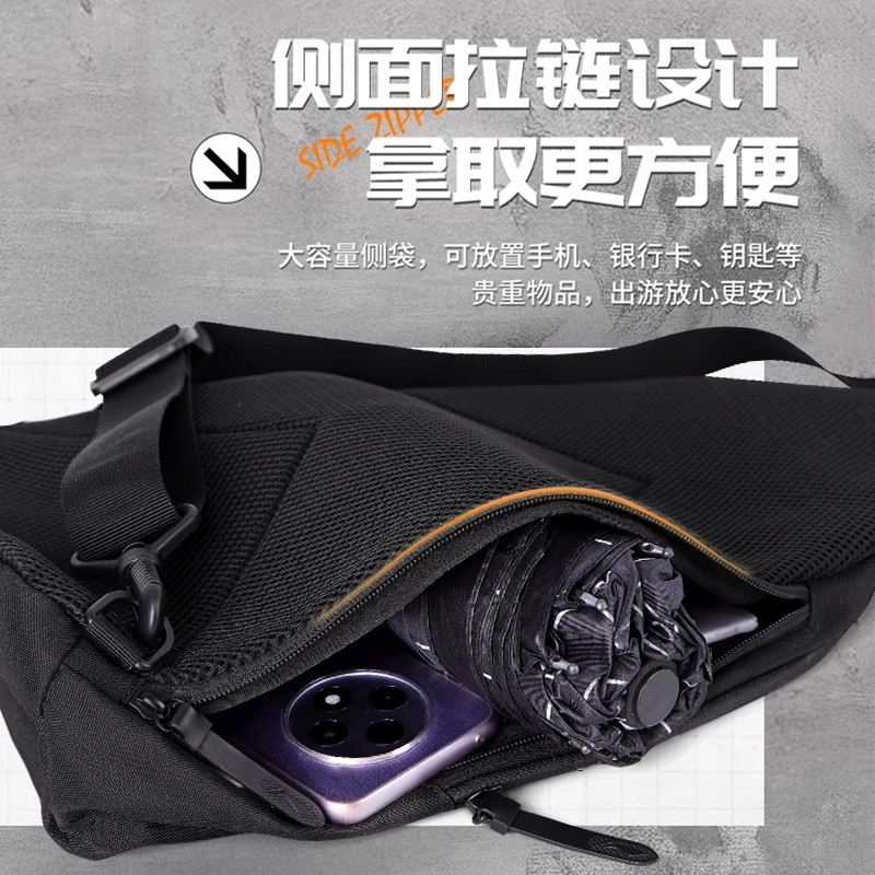Li Ning crossbody bag with multiple colors can be selected for men and women