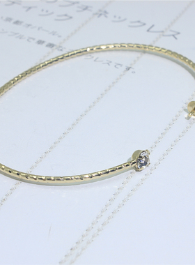 日本贵和微镶水钻可粘珍珠手镯