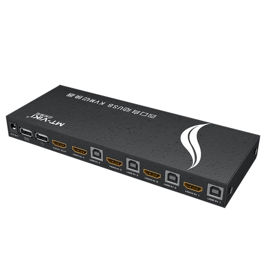 迈拓维矩MT-HK401自动kvm切换器hdmi四口usb电脑切屏显示键鼠共享