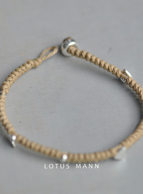 爱心限定.纯银心形编织手