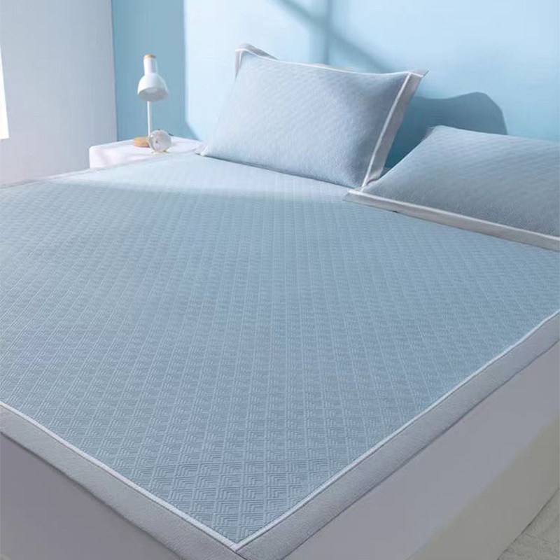 【门店热卖】歌莉亚冰丝凉席夏季泡泡冰感凉席可折叠床席2024新款,淘宝优惠券,粉丝福利购,淘宝优惠卷