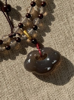 高端小叶紫檀手串如意佛珠