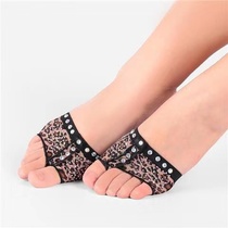 Belly dance shoes front foot palm guard footballerina ballerina Gymnastics Dance Exercises Latin dance Exercise Sole Cover Half Palm shoes