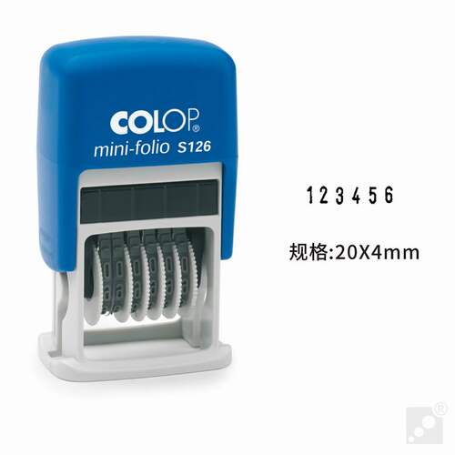 COLOP刻乐圃回墨日期章 自动出油印章 可调日期印 中英文可选 - 图1