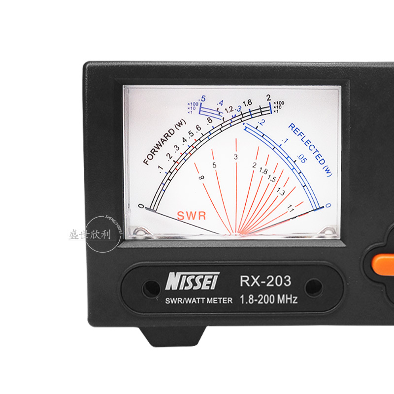 NISSEI台湾纳胜 RX-203驻波表SWR表1.8-200MHZ 原厂原装 200W功率 - 图1