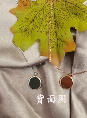 黑科技纯银我爱你项链情人节礼物