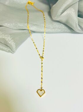 通体钛钢 跨境爆款气质新款项链合集百搭18k金感配饰厂家直销