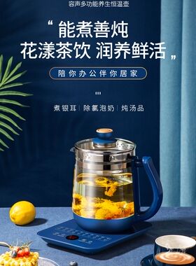 大容量1.8L养生壶中药煮茶加厚