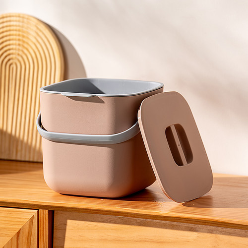 onlycook厨房厨余垃圾桶收集桶手提湿垃圾桶干湿分离收纳桶卫生桶 - 图0