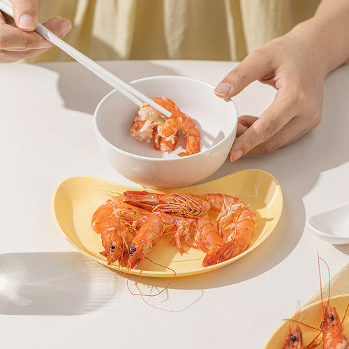 onlycook吐骨碟餐桌垃圾盘骨头渣收纳小碟子家用水果盘小吃碟菜碟 - 图3