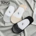 Baonas 5 đôi Po Nanas xuân hè openwork ren thuyền vớ nữ lưới ren cotton thoải mái và thoáng khí - Vớ hàng tuần các loại tất vớ nam nữ Vớ hàng tuần