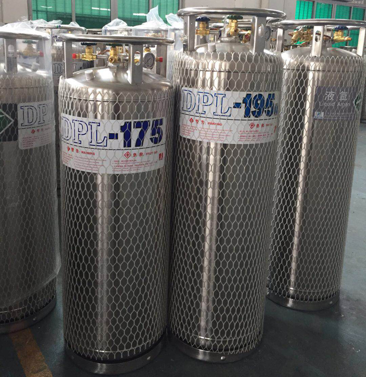 华特液态氧气罐杜瓦瓶低温焊接绝热气瓶鱼车专用DPL195L-1.4Mpa - 图1