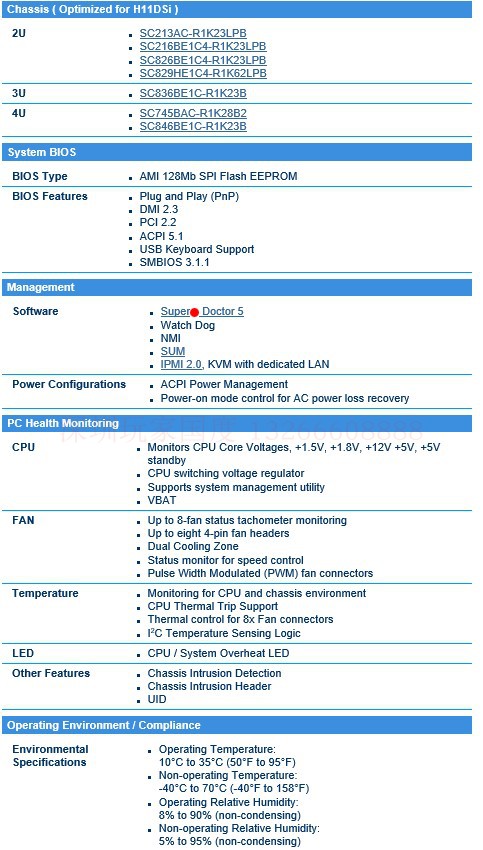 现货全新超微H11DSI双路主板支持EPYC7002 ROME CPU7742 7702-图1