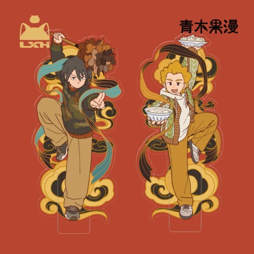 【正版现货】罗小黑战记年年岁岁门神立牌鹿野甲乙桌面摆件周边 - 图0
