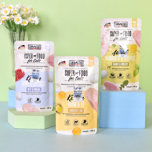 德国Mac's迈格仕主食猫餐包成猫幼猫营养无谷主食猫罐头湿粮100g - 图2