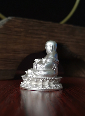 足银999纯银迷你纯银弥勒佛