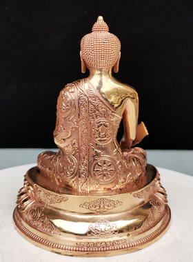 纯铜密宗客厅摆件三宝佛