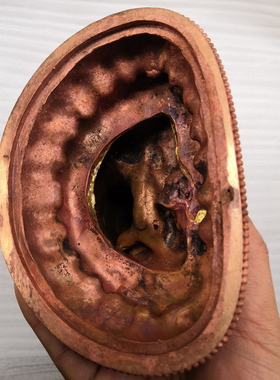 纯铜摆件供奉西藏佛工艺品